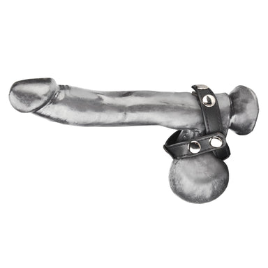 Blue Line Men T-Style Cock Ring with Ball Divider