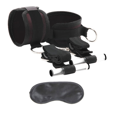 Lux Fetish Over the Door Faux Leather BDSM Cuffs - Closet Cuffs