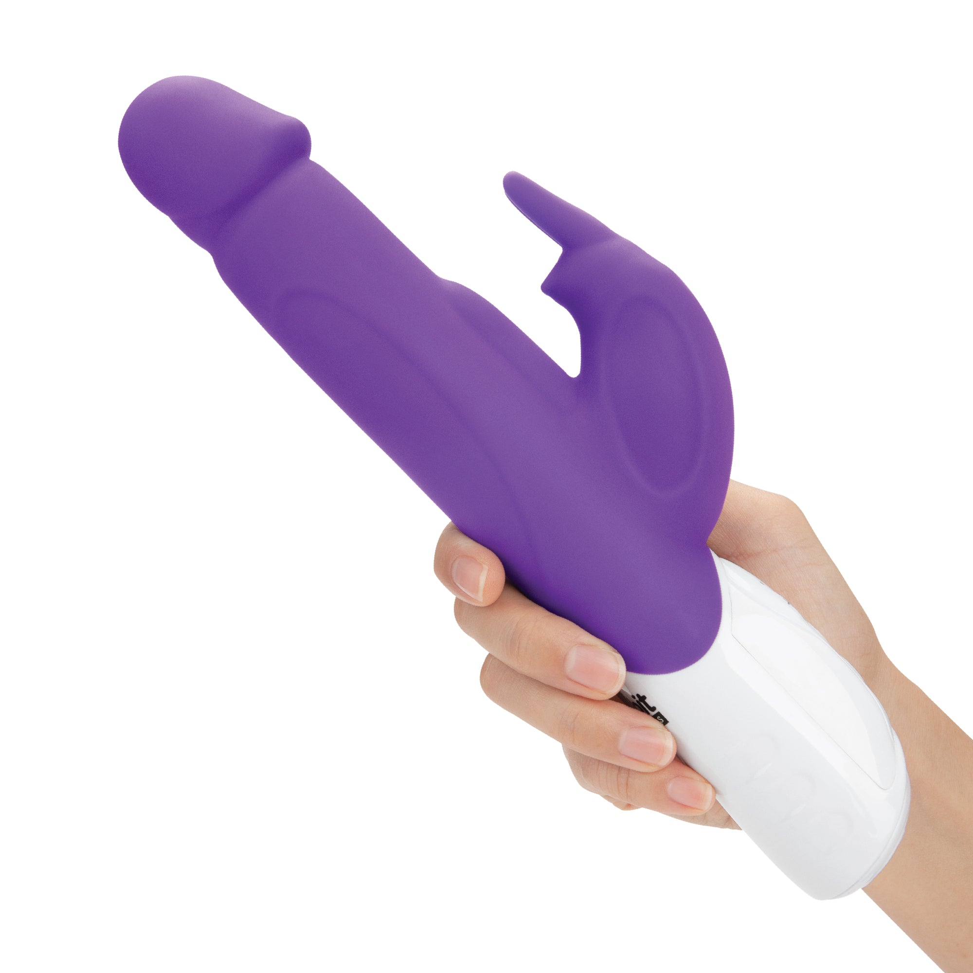 Rechargeable Realistic Rabbit Vibrator With Throbbing Shaft