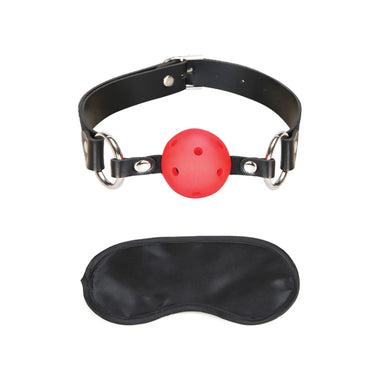 Lux Fetish Breathable Ball Gag Red