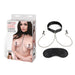 Lux Fetish Collar And Nipple Clips