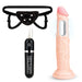 Lux Fetish 6.5 Inches Realistic Vibrating Dildo & Strap-on Harness Set