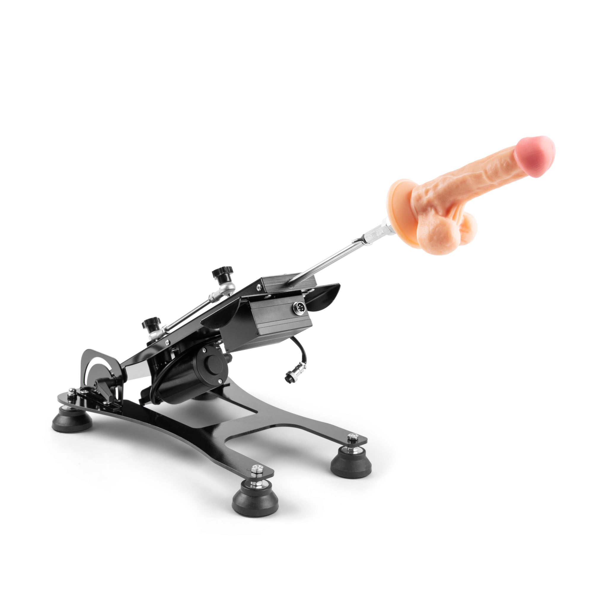 Thrusting Sex Machine With Controller and Two Realistic Dildos