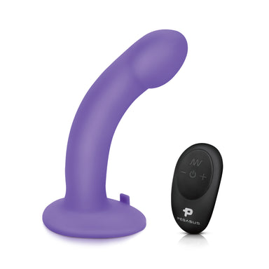 PEGASUS 6 Inches Curved Realistic Silicone Pegging Dildo with Adjustable Strap On