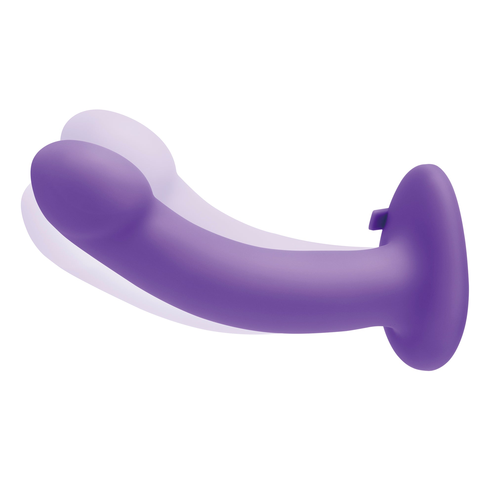 PEGASUS 6 Inches Curved Realistic Silicone Pegging Dildo with Adjustable Strap On