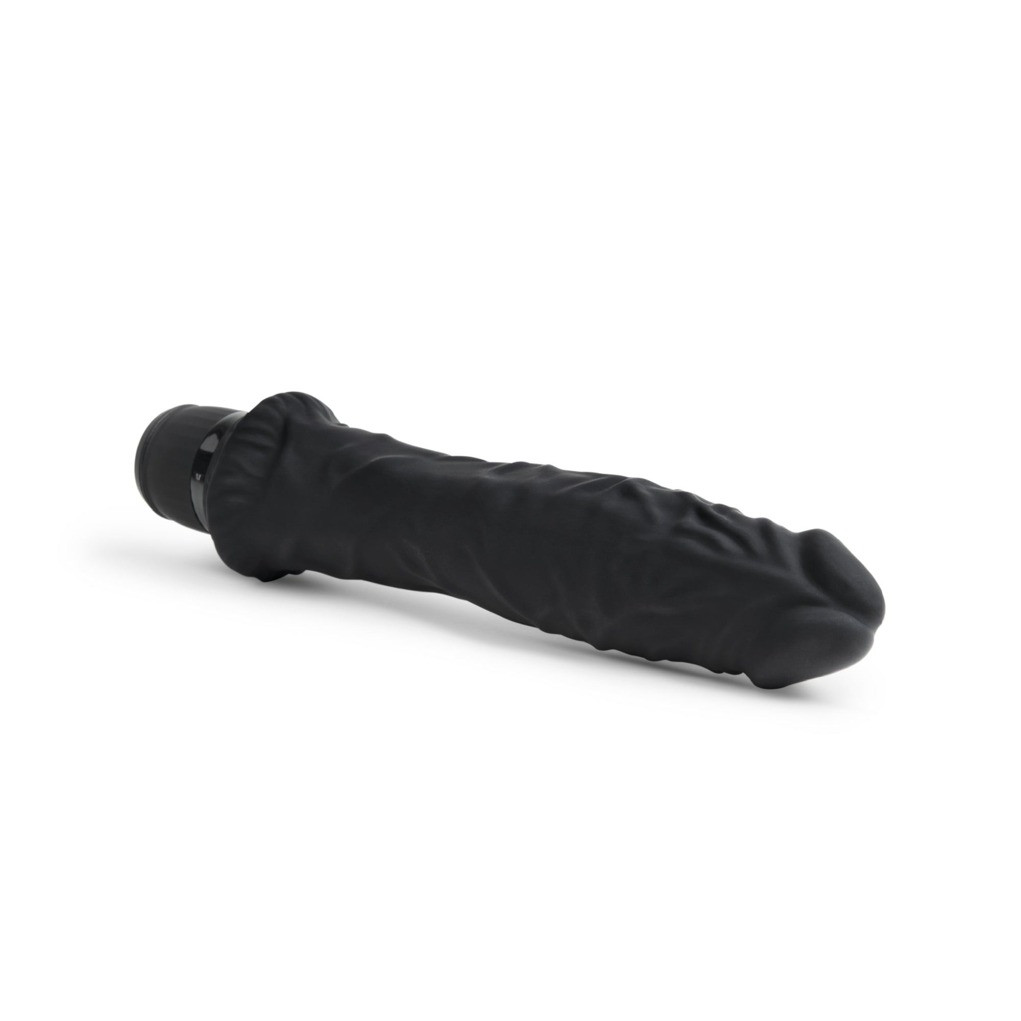 POWERCOCKS 8 Inches Girthy Realistic Vibrator Black