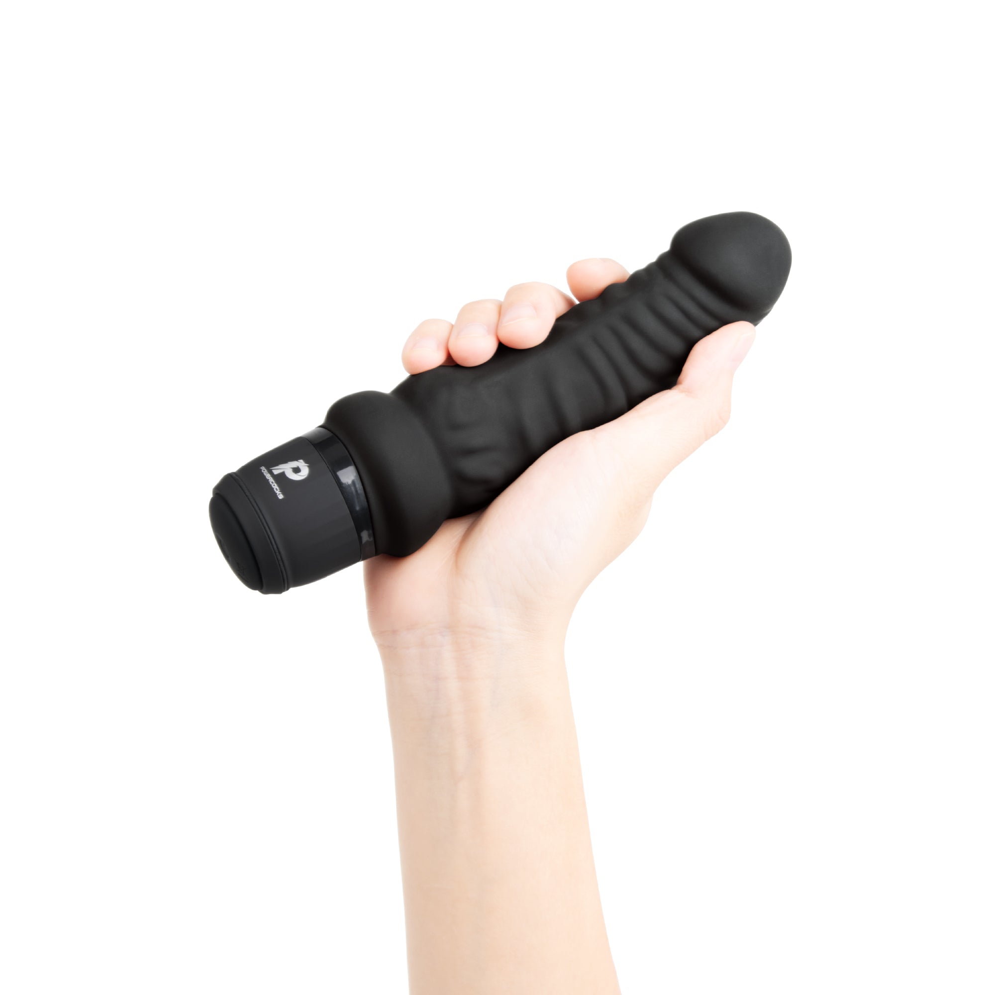 POWERCOCKS 6" Realistic Vibrator (Black) | Lux Fetish POWERCOCKS 6" Realistic Vibrator (Black) | Lux Fetish