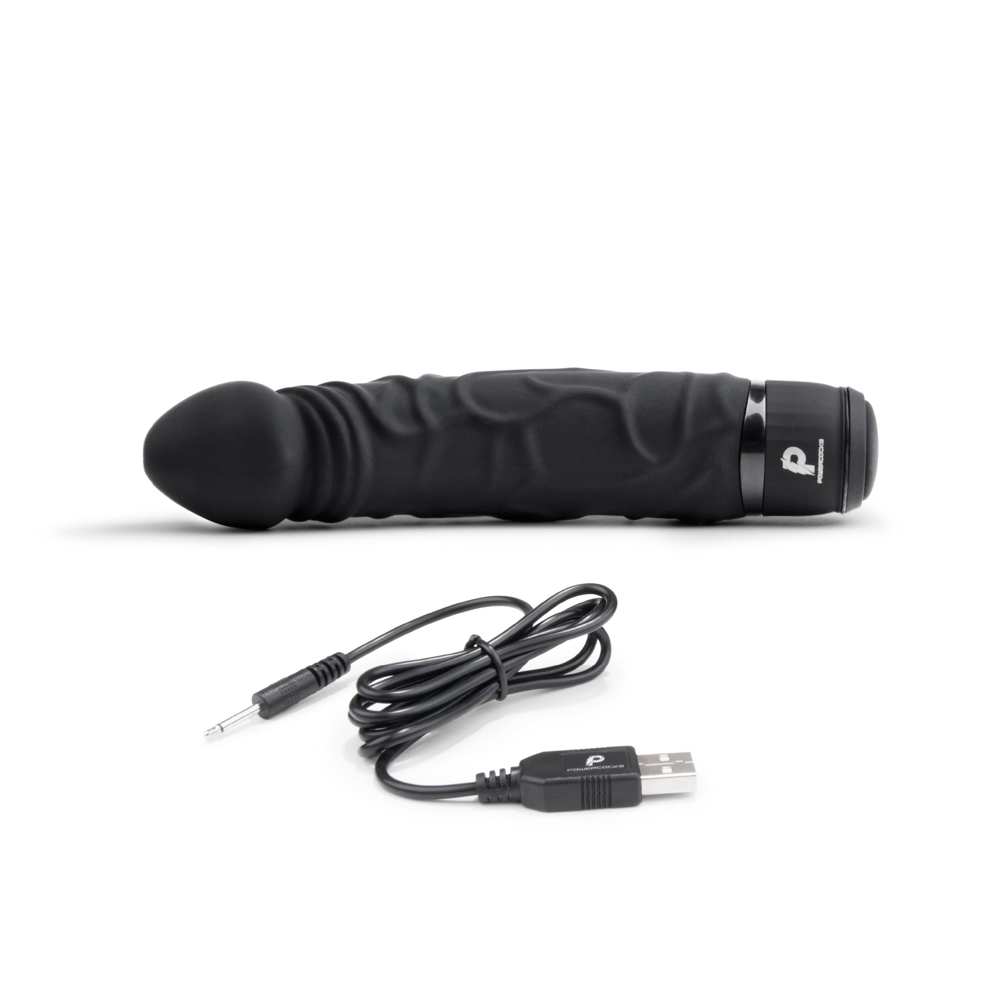 POWERCOCKS 6.5" Realistic Vibrator (Black) | Lux Fetish POWERCOCKS 6.5" Realistic Vibrator (Black) | Lux Fetish