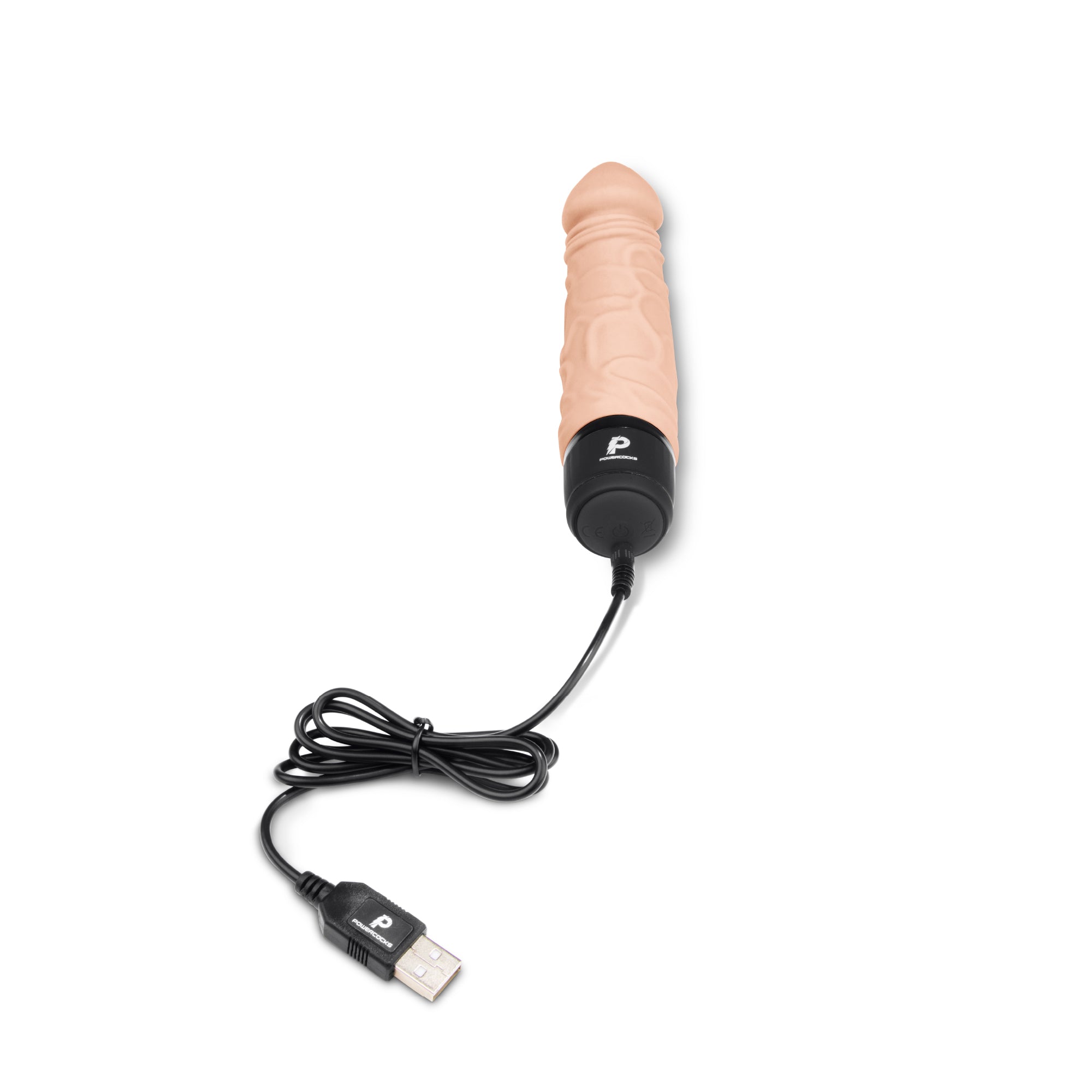 POWERCOCKS 6.5 Inches Realistic Vibrator Nude