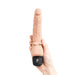 POWERCOCKS 7 Inches Slim Anal Realistic Vibrator Nude