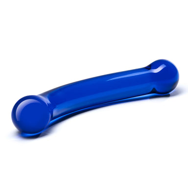 G-Spot Stimulation Realistic Curved Blue Glass Dildo 6" G-Spot Stimulation Realistic Curved Blue Glass Dildo 6"