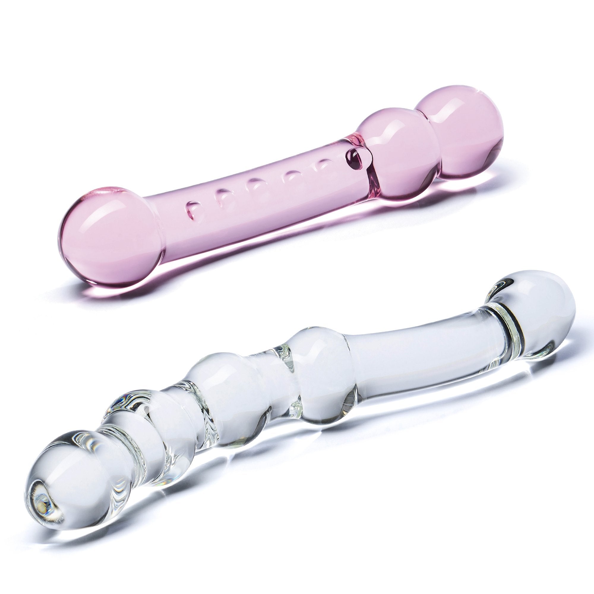 Double Pleasure Glass Dildo Set - Premium Sex Toys | Gls - Lux Fetish Double Pleasure Glass Dildo Set - Premium Sex Toys | Gls - Lux Fetish