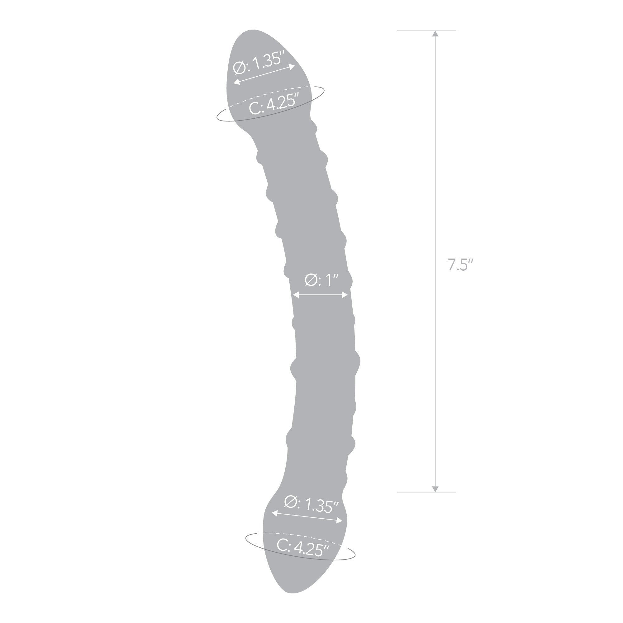 Double Trouble Glass Dildo - Glass Sex Toy | Gls Lux Fetish Double Trouble Glass Dildo - Glass Sex Toy | Gls Lux Fetish