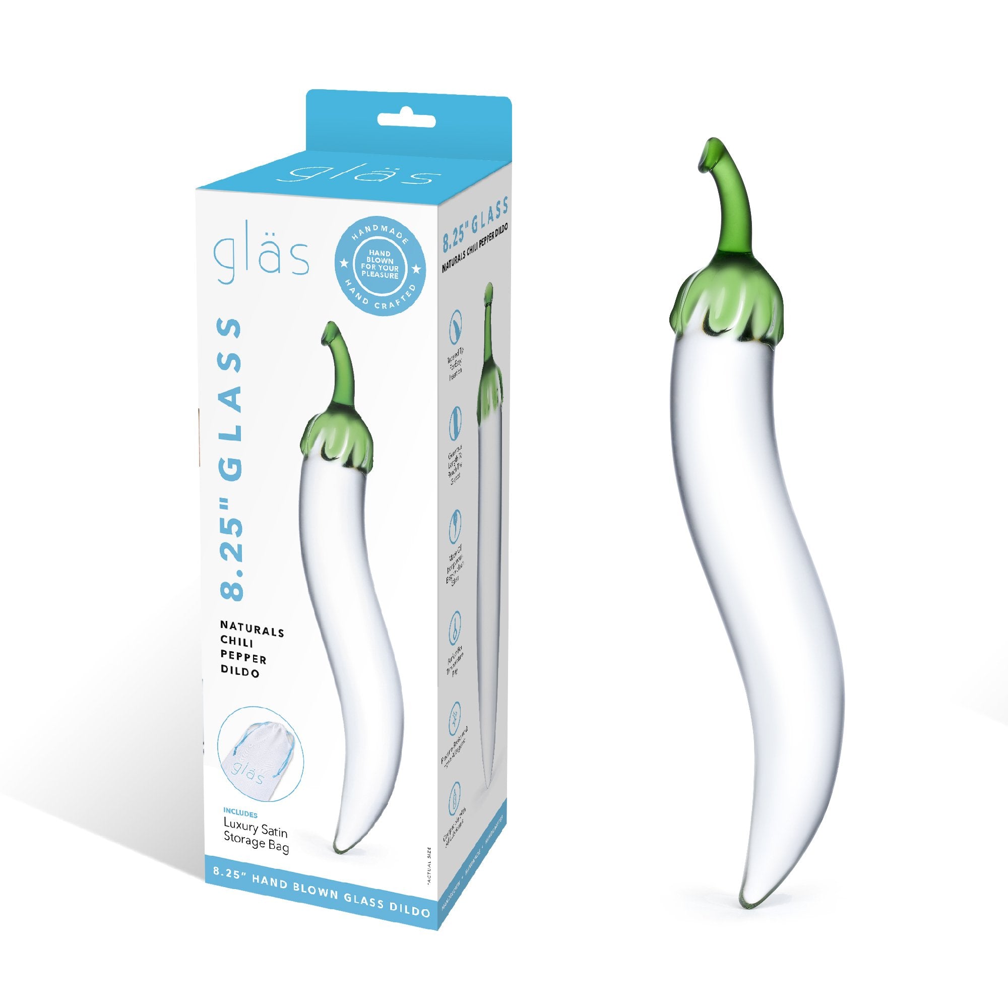 Glass Naturals Chili Pepper Dildo - Glass Sex Toys | Gls Lux Fetish Glass Naturals Chili Pepper Dildo - Glass Sex Toys | Gls Lux Fetish