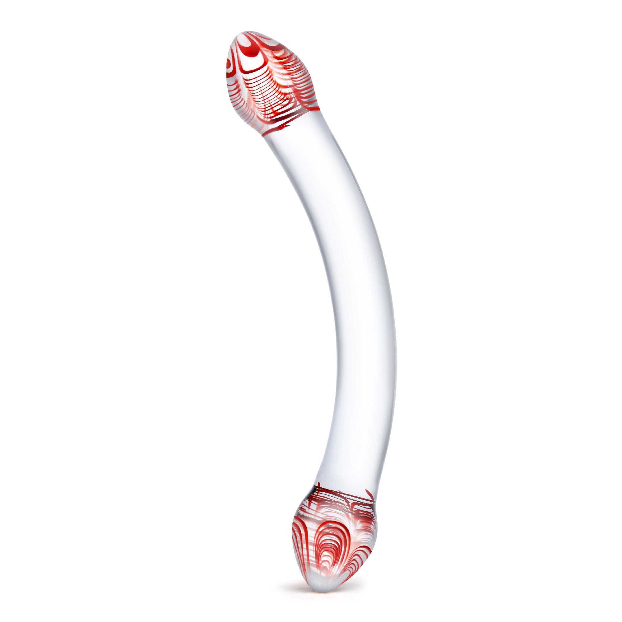 Red Head Double Dildo - Perfect Glass Dildo | Gls Lux Fetish Red Head Double Dildo - Perfect Glass Dildo | Gls Lux Fetish