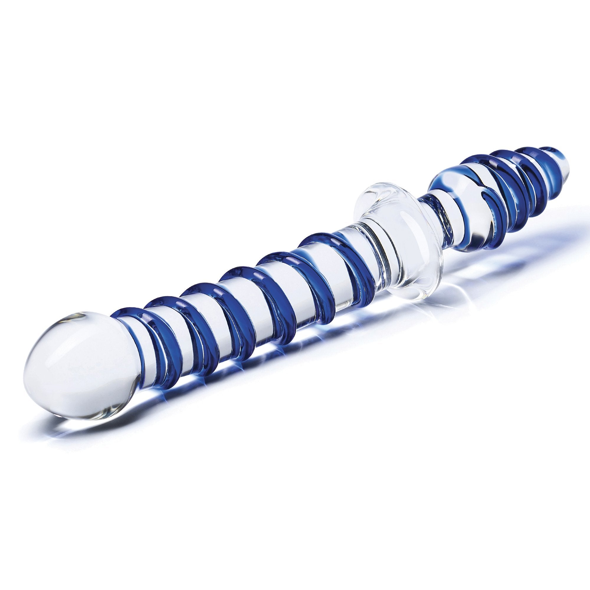 10" Mr. Swirly Double Ended Glass Dildo By Gls - Lux Fetish 10" Mr. Swirly Double Ended Glass Dildo By Gls - Lux Fetish