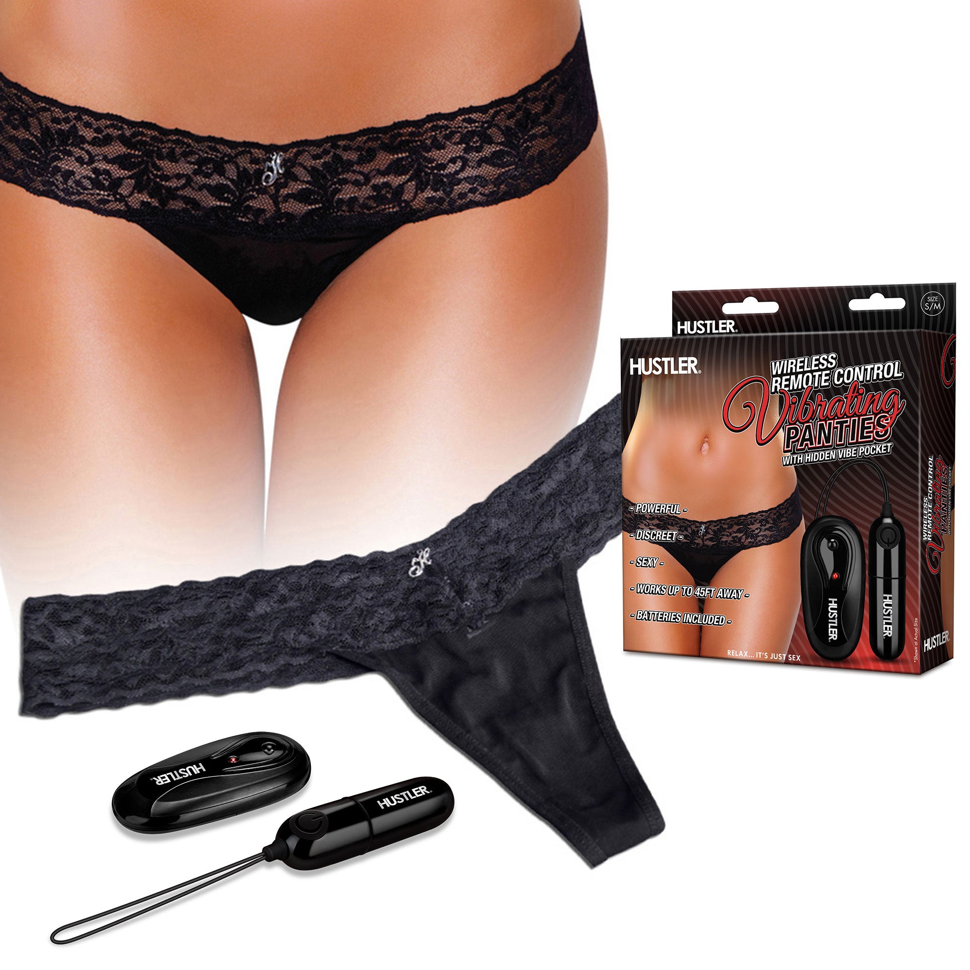 Remote Control Vibrating Panties w/ Vibe Bullet (Black) Remote Control Vibrating Panties w/ Vibe Bullet (Black)