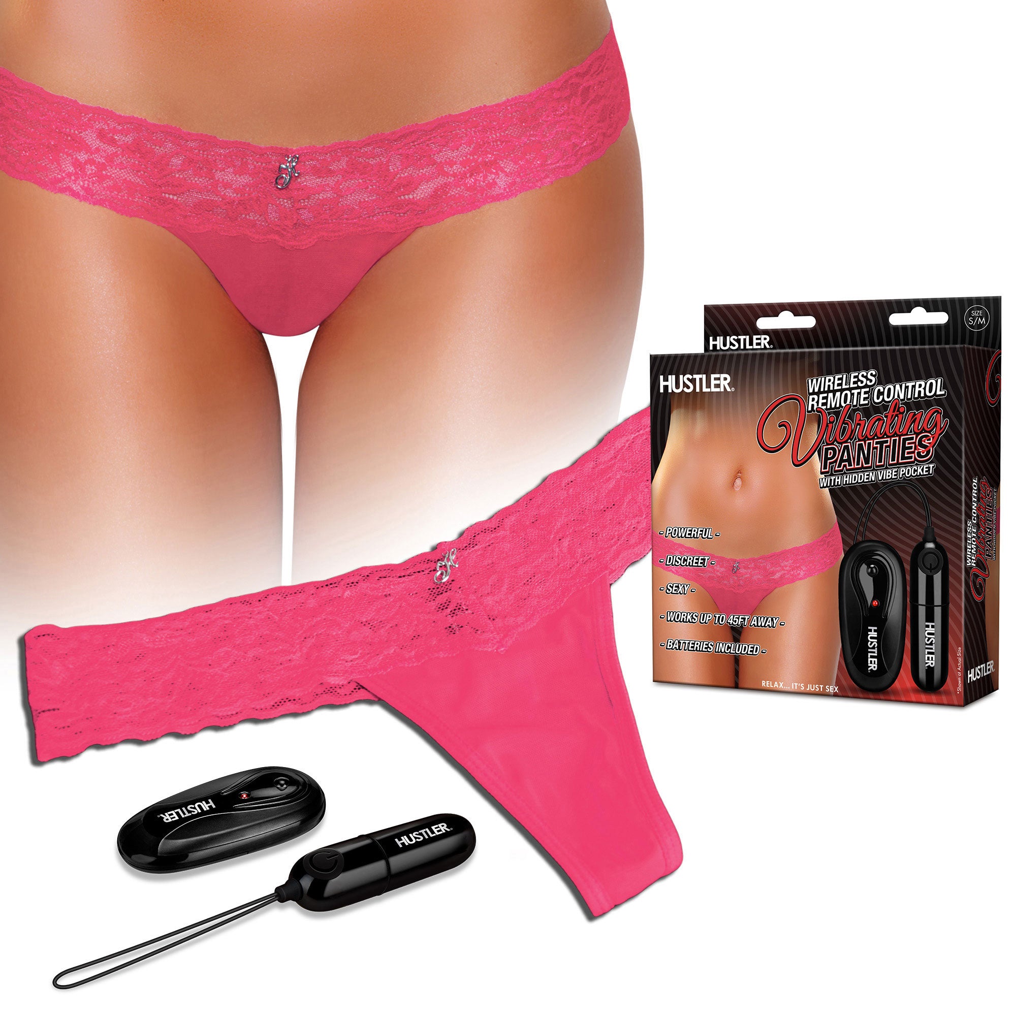 Remote Control Vibrating Panties with Vibe Bullet (Pink) Remote Control Vibrating Panties with Vibe Bullet (Pink)