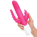 Rabbit Essentials G-Spot Rabbit Vibrator with Rotating Shaft Hot Pink