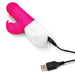 Rabbit Essentials Thrusting Rabbit Vibrator with Throbbing Shaft Hot Pink